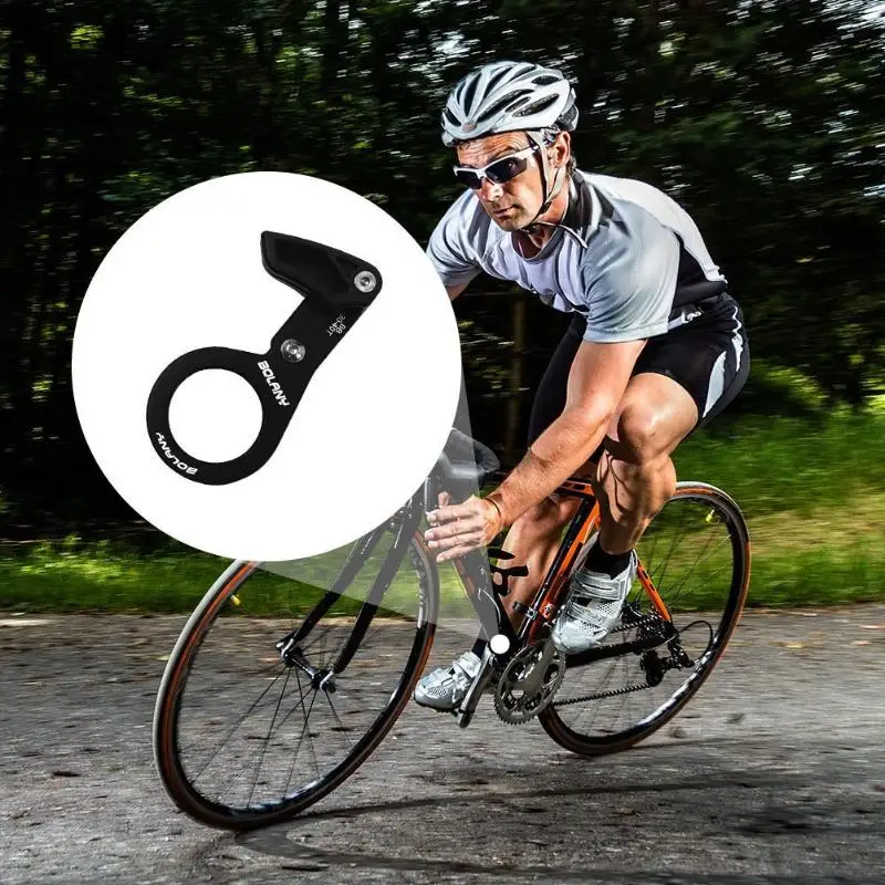 Discount MTB Bike Chain Guide for 1X System Single Ring Bicycle Parts Single Speed Wide Narrow Gear Chain Guide Aluminum Alloy 4