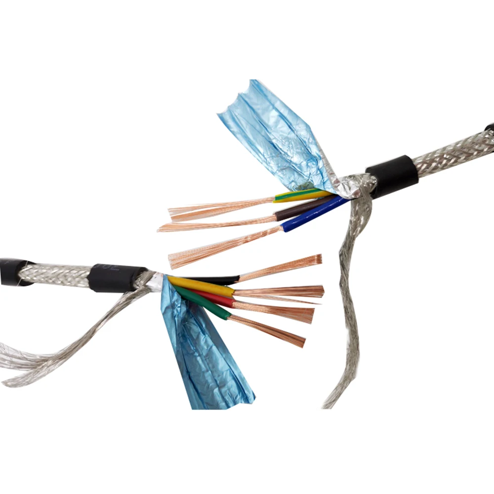 Pure Copper RVVP2 core Shielded Wire Control Cable 0.2 0.3 0.5 0.75
