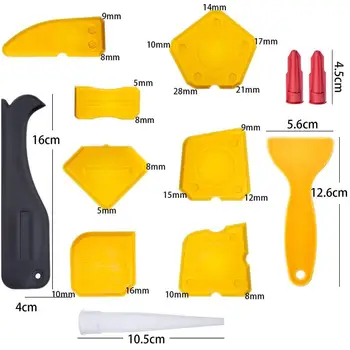 

12PCS Caulking Tool Shovel Glass Glue Tool Plastic Scraper Home Improvement Cleaning Tool