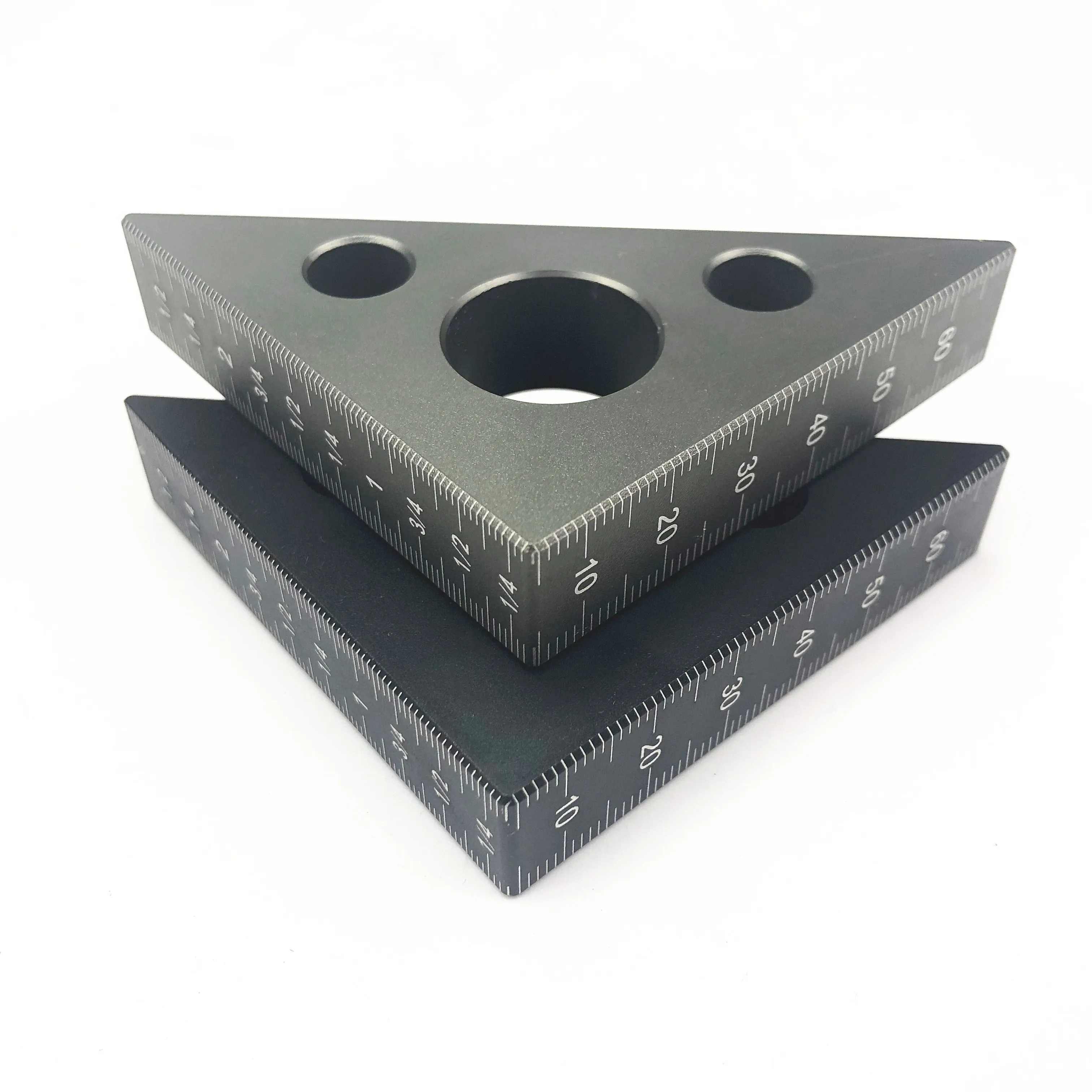 

Aluminum Alloy Right Angle Ruler Mini Pocket Square DIY Woodworking Triangle Ruler Height Measuring Gauging Woodworking Tools
