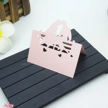 

50Pcs Laser Cut Table Names Card Place Name Card Wedding Seat Card for Wedding Party Anniversary Celebration Supplies 6ZZ21