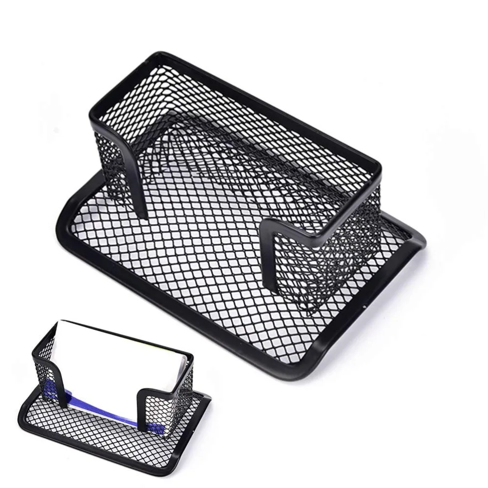 

XRHYY Card Display Rack Desk Shelf Box Card Case Display Stand Mesh Storage Organizer Office Business Racks Holders Documen Tray