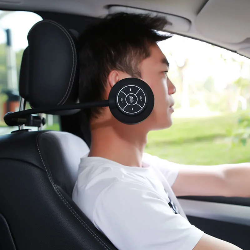 

High Quality Car Backseat Wireless Bluetooth Headset HD Speaker Adjustable Headphone for iOS Android Phones