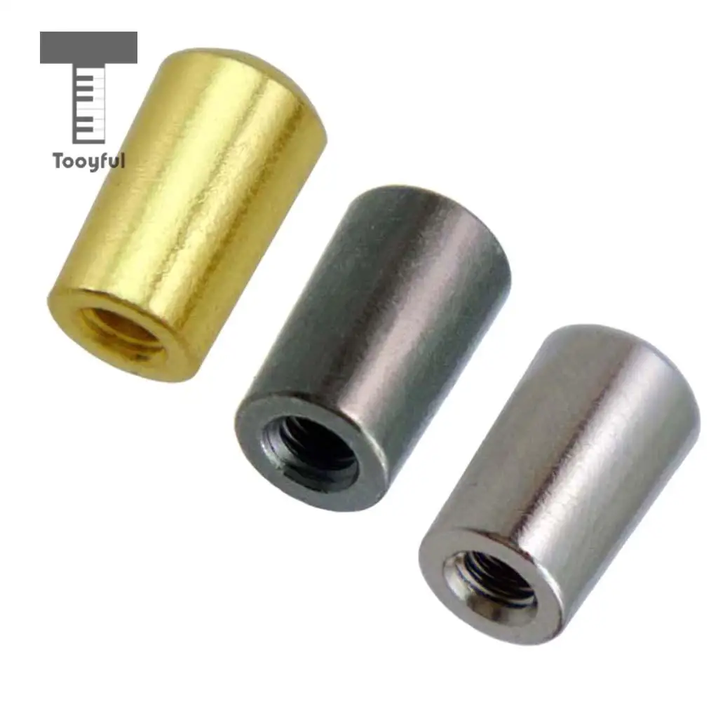 Tooyful Brass Internal Thread 3.5mm 3 Way Toggle Switches Knob Cap Tip Button for LP Electric Guitar Parts