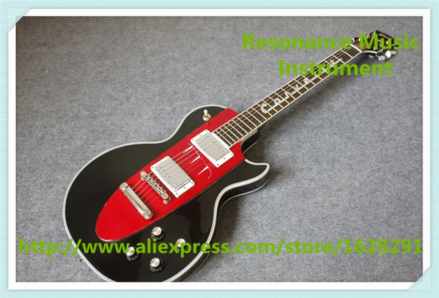 Cheap Chinese Black Finish 1960 Corvette LP Electric Guitars With Solid Mahogany Guitar Body For Sale