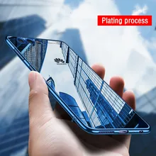 

Luxury Slim TPU Silicone Protection Cover Cases For Huawei P10 P10 plus Plating Soft Case for Huawei Honor 8 / Honor 9 Lite Case