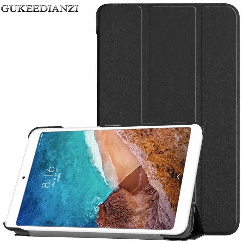 

Case for Xiaomi Mi Pad 4 Case Slim Retro Folding Stand PU Leather Smart mi tab Cover for Xiaomi MiPad 4 Case 8.0 Tablet Funda