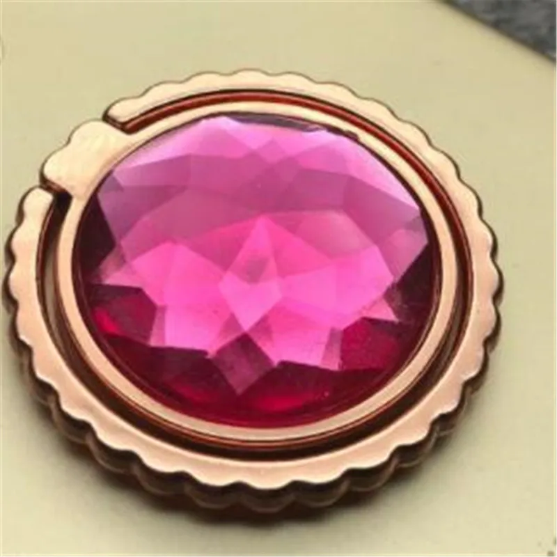 UVR 360 Degree Rotate gem Crystal Holder Finger Ring Mobile Phone Stand Holder For iPhone/Samsung/Xiaomi All Smart Phone Holder