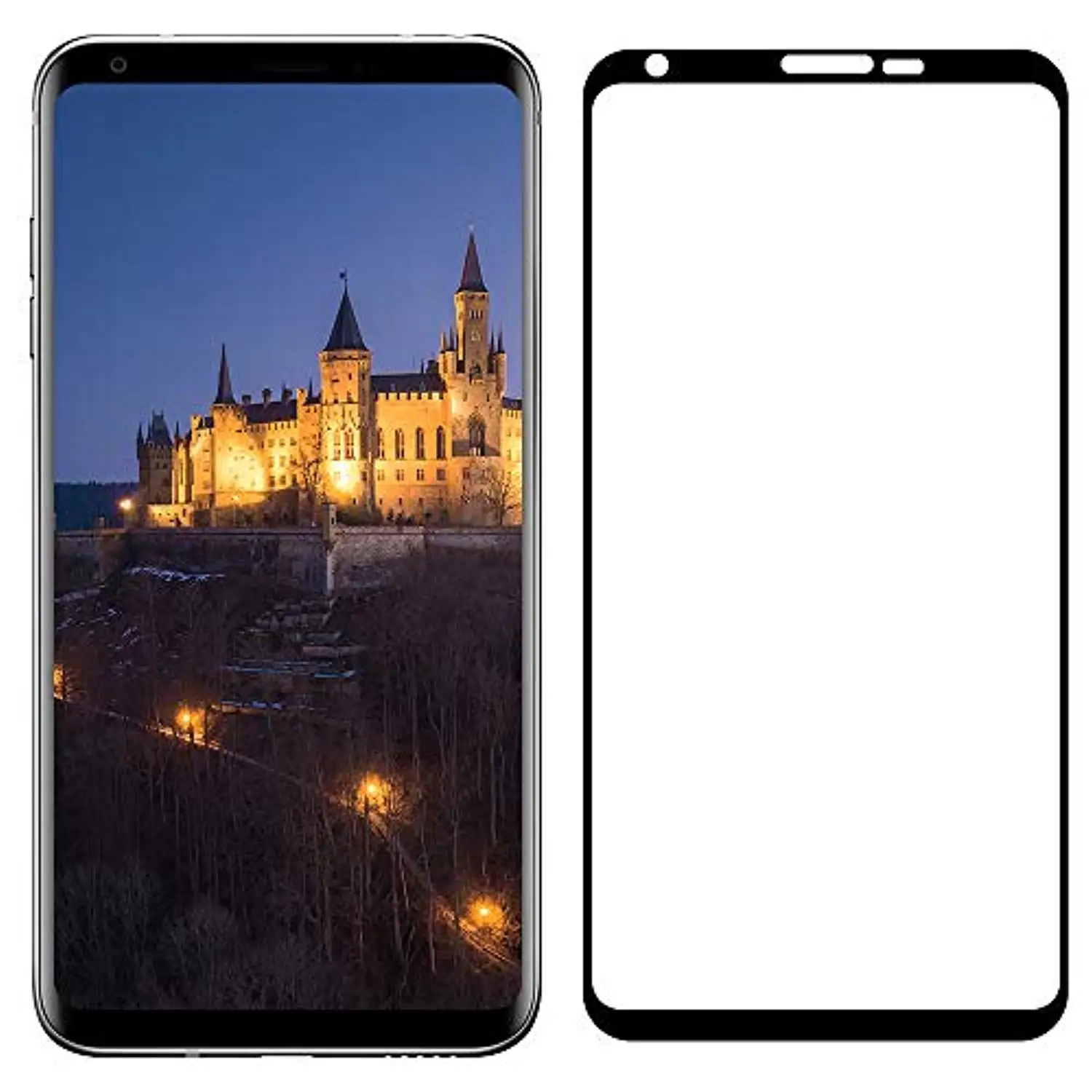 Полное покрытие из закаленного стекла для LG Q7 G7 G6 Q6 K10 K8 2017/6 Stylo 3 K7 V20 V30 V40 9H