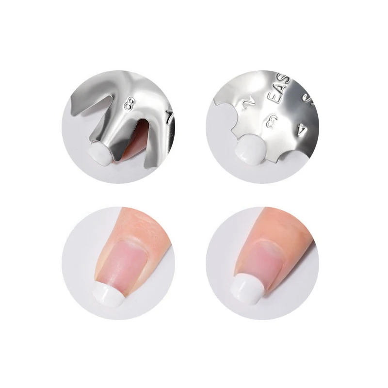 

Stainless Steel French Manicure Model Nail Art Template Tool JIU55