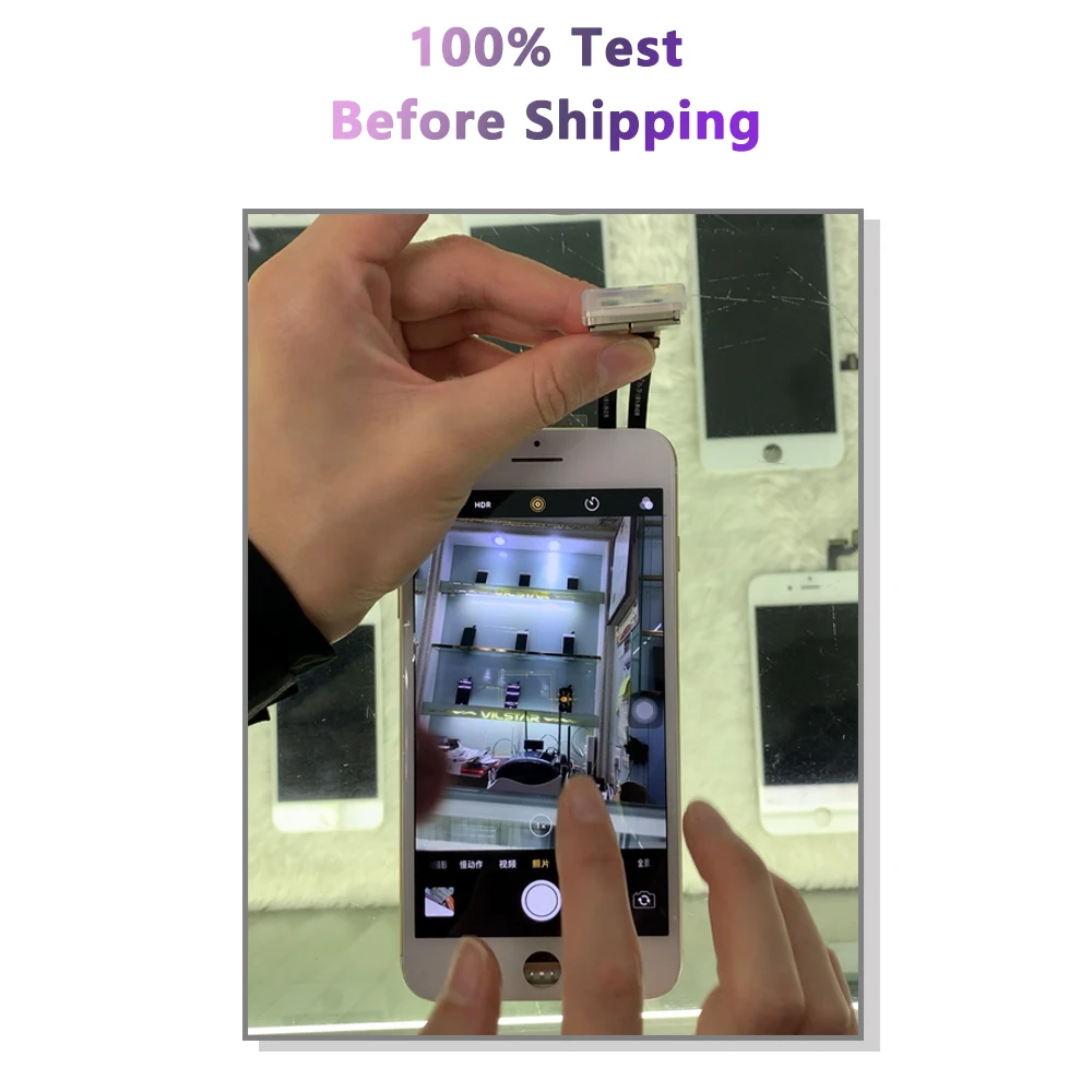 100% тестовая задняя камера для IPhone 6 6s 7 8 X XR XS MAX с датчиком флэш модуля Plus запасная