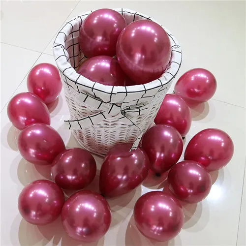BTRUDI 30 шт./партия 5 дюймов круглые воздушные шары розовый красный синий день рождения свадьбы и Помолвки юбилей декоративные шары - Цвет: Бургундия
