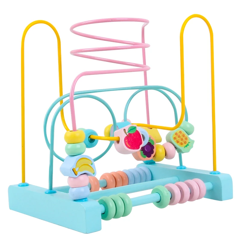 

Kids Wooden Montessori Toys Fruit Cognition Counting Mathematics Abacus Math Montessori Materials Educational Toys For Children