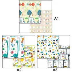 Детский коврик для младенцев XPE складной коврик для ползания коврик для лазания мультфильм головоломка игровой коврик пена ползающий