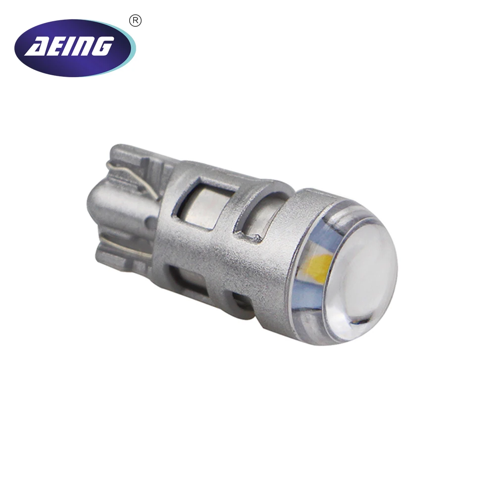 

AEING 1pc T10 LED Bulb W5W 3030 Car Led Light 194 168 Car Styling Reading/Side Wedge/Side Marker Light Vehicle Signal Lamp 12V