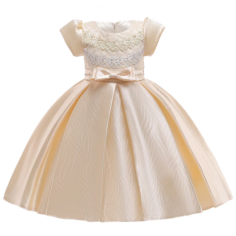 Vestido infantil/Детские платья для девочек; элегантное платье принцессы; Летнее нарядное вечернее платье для девочек; свадебное платье с цветочным узором для девочек