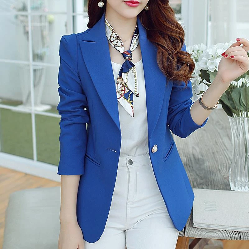 Frauen Blazer Und Jacken Anzug Arbeit Fruhling Herbst Jacken Single Button Blaser Weibliche Blau Schwarz Grun Damen Blazer Femme Ladies Blazers Women Blazerwomen Blazers And Jackets Aliexpress