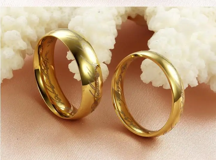 aliexpresscom buy 2 pcs one pair the lord of the rings tungsten carbide men bands wedding band finger gold jewel from reliable jeweled shirts suppliers - Lord Of The Rings Wedding Band aliexpresscom buy 2 pcs one pair the lord of the rings tungsten carbide men bands wedding band finger gold jewel from reliable jeweled shirts suppliers - Lord Of The Rings Wedding Band