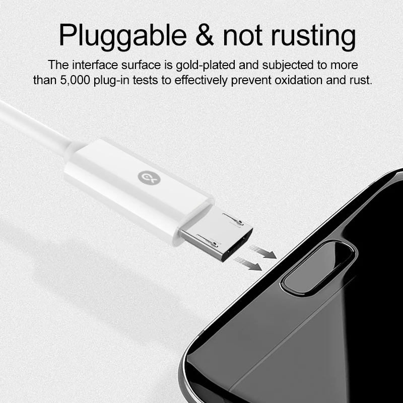 Biaze 120 سنتيمتر المصغّر usb كابل 2A سريع مزامنة بيانات كابل شحن سامسونج هواوي Xiaomi LG Andriod سلك Microusb الهاتف المحمول الكابلات