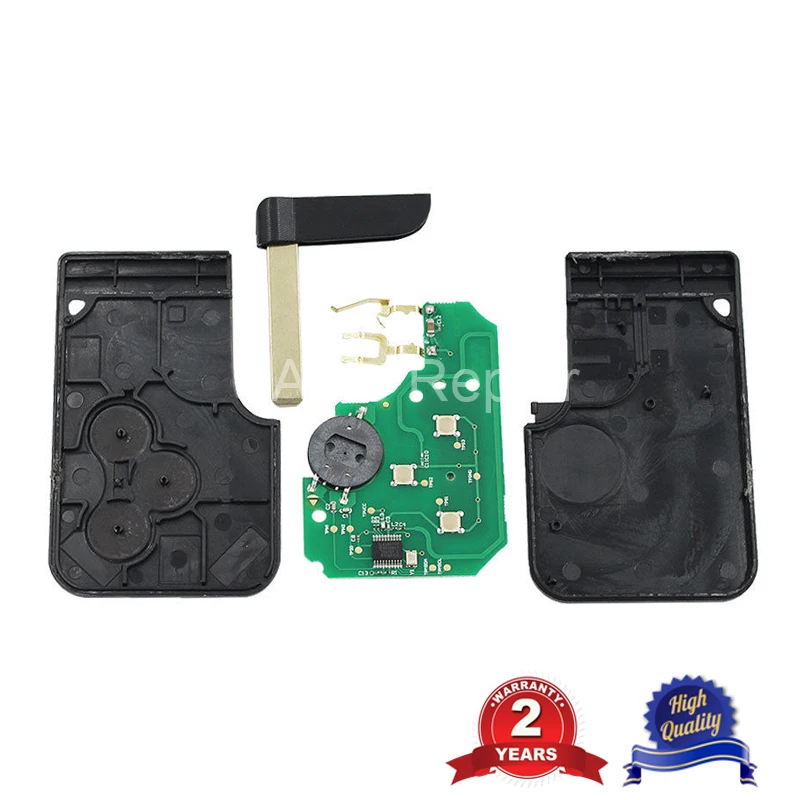 10 шт. Smart Remote Key Card 3 кнопки для Renault Megane II Scenic II Grand Scenic 2003-2008 PCF7947chip 433 МГц