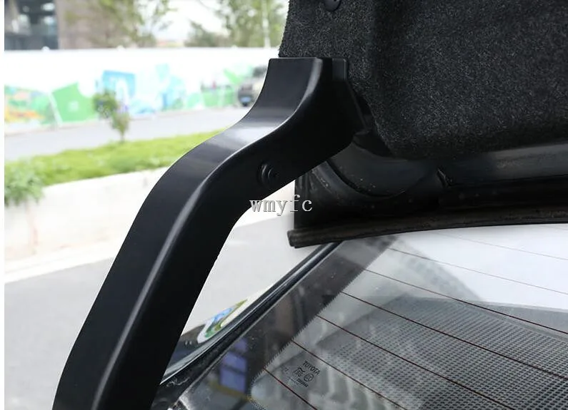 Автомобильный Стайлинг задний дверной пост защита планки для toyota corolla 2013- пластиковый задний багажник откидной защитный чехол накладка