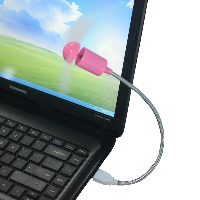 

Free Shipping Flexible USB Mini Cooling Fan Cooler For Laptop Desktop PC Computer New#PN