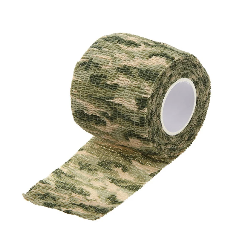 

5cmx4.5m Camping Camo Outdoor Hunting Shooting Tool Camouflage Stealth Tape Waterproof Wrap Durable Army