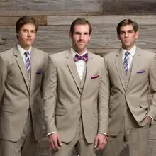 Нотч Для мужчин Костюмы на двух пуговицах 5 шт.(куртка+ брюки+ галстук+ платок+ жилет) жених Нарядные Костюмы для свадьбы Формальные смокинги таможенные сделал