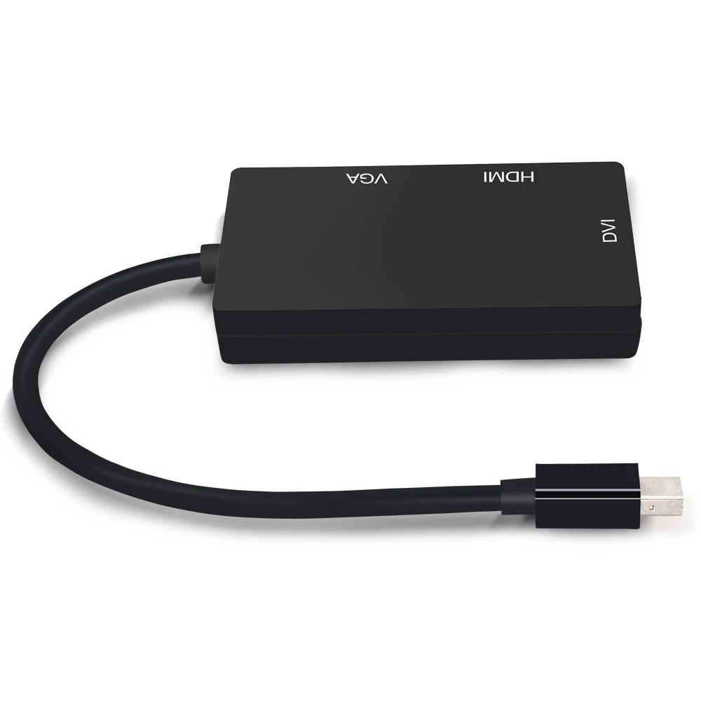 THSHRIC 3в1 Mini DP Thunderbolt Displayport Display Port To HDMI VGA DVI адаптер для Mac/iMac/Macbook Air 1080 конвертер