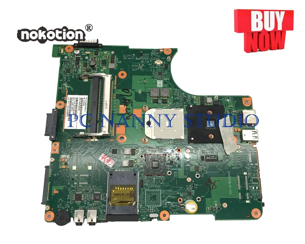 50% OFF  PCNANNY V000138200 for Toshiba satellite L300D L305D Laptop Motherboard 6050A2175001 DDR2 with cpu 