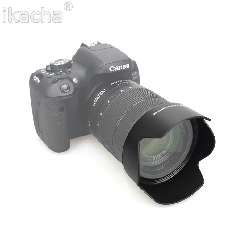 EW 73D 67mm Camera Lens Hood EW73D Petal Baynet Lens Hood for Canon 80d 60d 70d