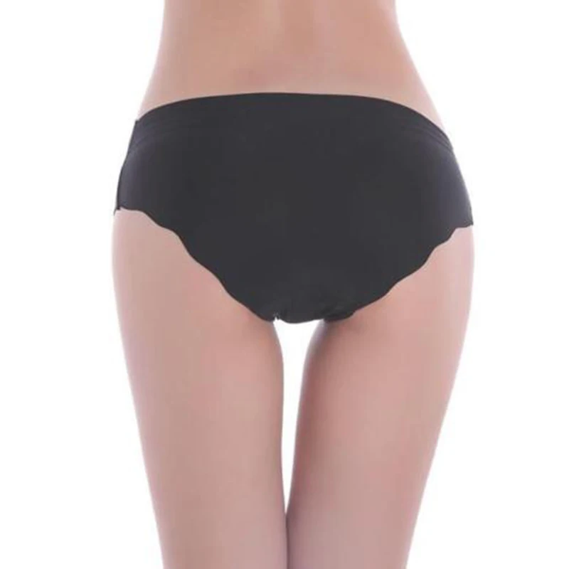 Panties Sexy Underwear Women Solid Invisible Seamless Soft Thong Lingerie Briefs Hipster Underwear Panties Women's Clothing