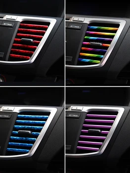 

New U-shaped durable multi-color car styling decorative molding strip tape air conditioning / ventilation switch rim grille