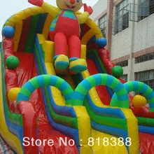 Клоун inflatabe слайд Пальма надувная горка