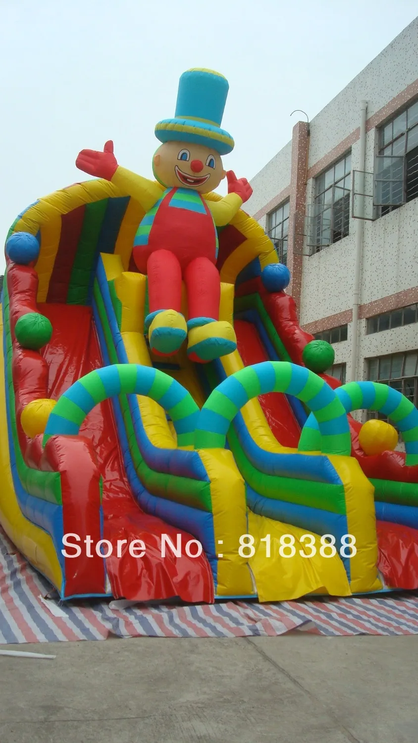 

clown inflatabe slide palm tree slide inflatable inflatable slide