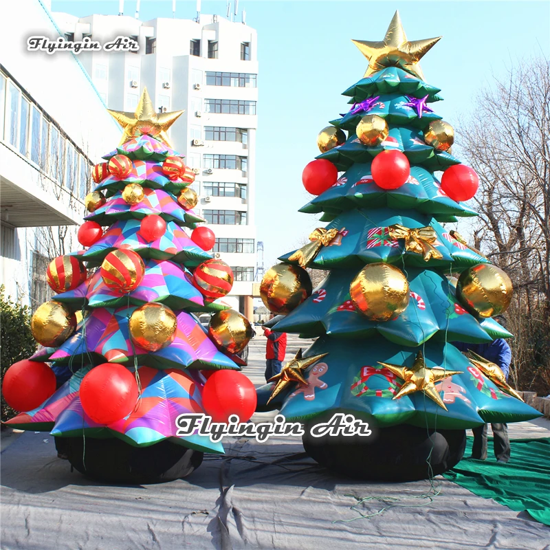 Buy Customized Giant Artificial Christmas Inflatable Tree Outdoor Blow Up Xmas