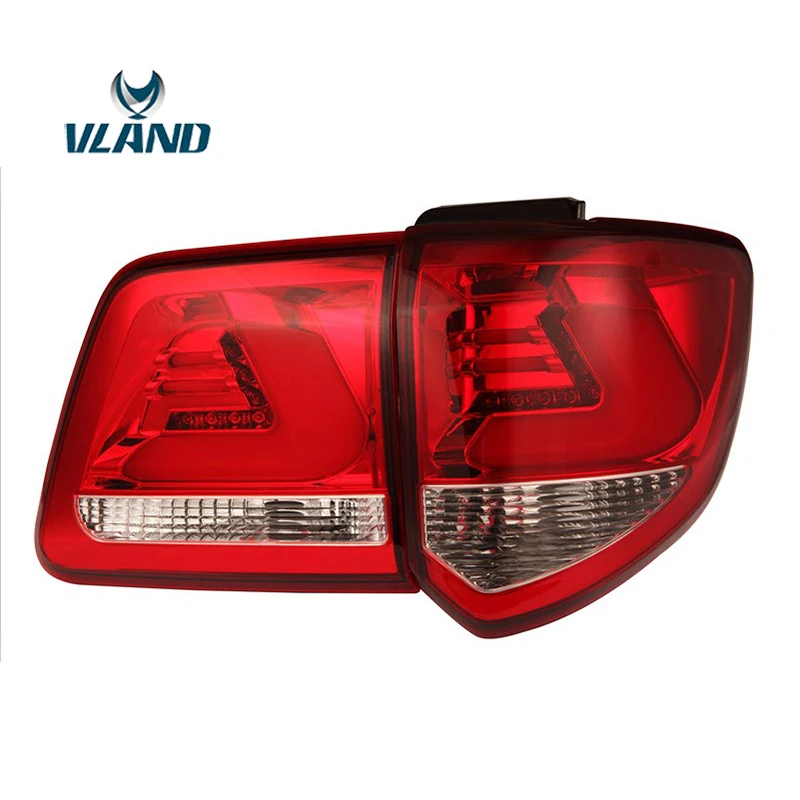 Vland заводские автомобильные аксессуары задний фонарь для Toyota Fortuner 2012- задний фонарь с DRL+ обратный+ сигнал