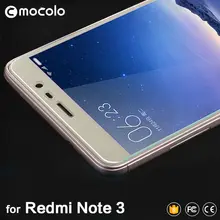 Защитная пленка Mocolo для Xiaomi Redmi Note 3 Hongmi Note3 из закаленного стекла 0,33 мм 2.5D с закругленными краями в розничной упаковке