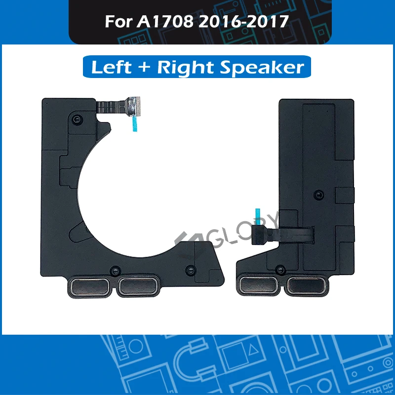 

10pair/Lot A1708 internal Speaker for Macbook Pro Retina 13" A1708 Left and Right Speaker Replacement 2016 2017 MLL42 MPXQ2