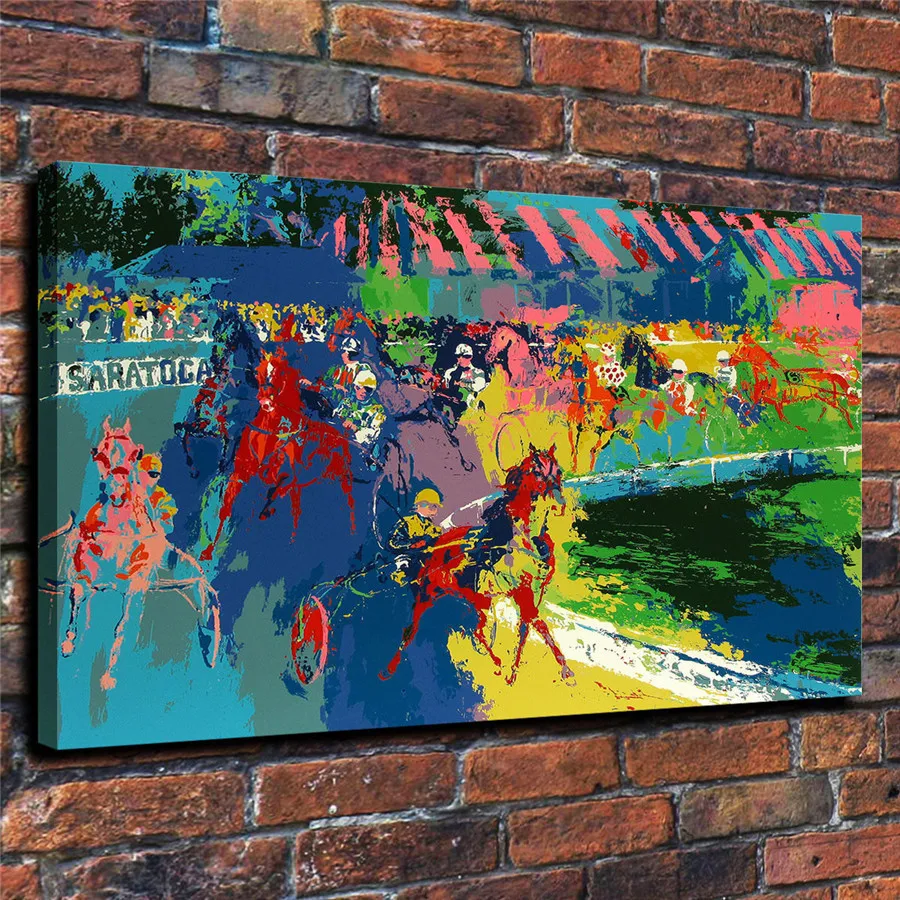 LeRoy Neiman музыка и спорт событие цветной принт Холст Картина гостиная спальня