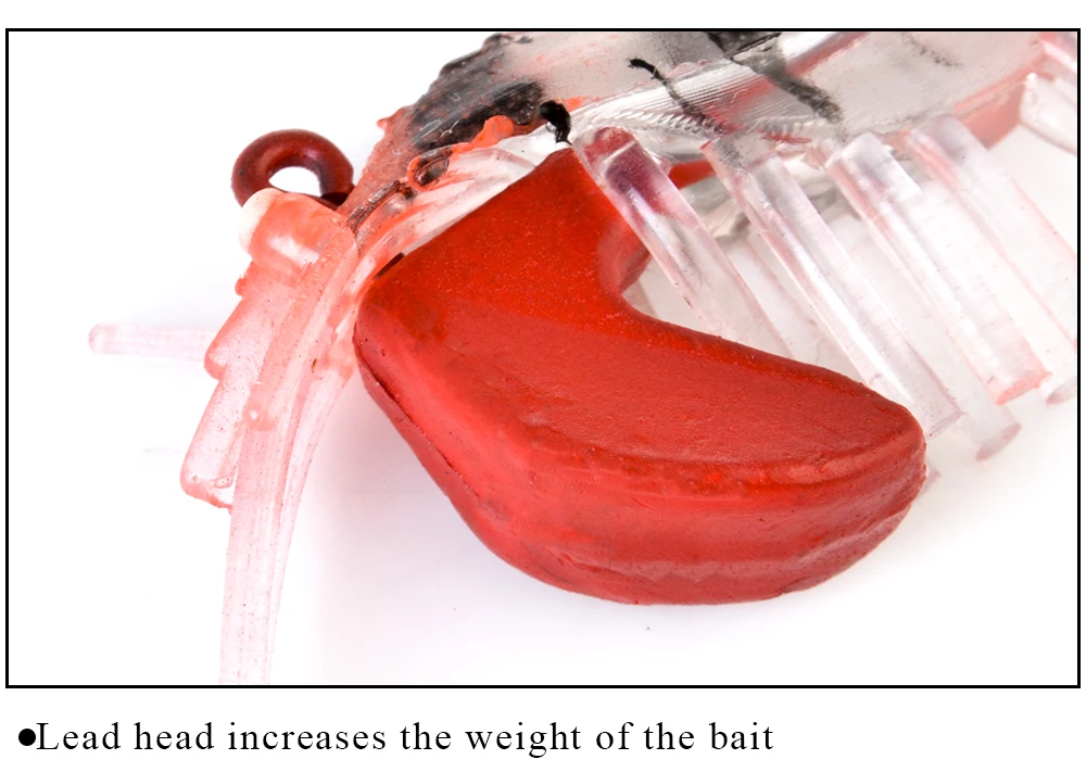 FISH KING/1 шт. мягкие рыболовные приманки с креветками, 7 см/7 г, 10 см/14,5 г, Искусственные Креветки, мягкие приманки, бионическая приманка с свинцовым крючком