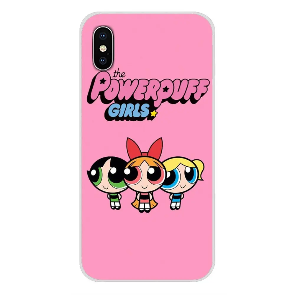 Power puff girls для Apple iPhone X XR XS MAX 4 4S 5 5S 5C SE 6 6S 7 8 Plus ipod touch 5 6 Аксессуары чехлы для телефонов - Цвет: images 6