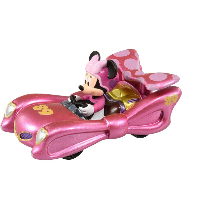 Takara Tomy Tomica домик Микки родстер гоночные модели Минни розовый гром 6 см