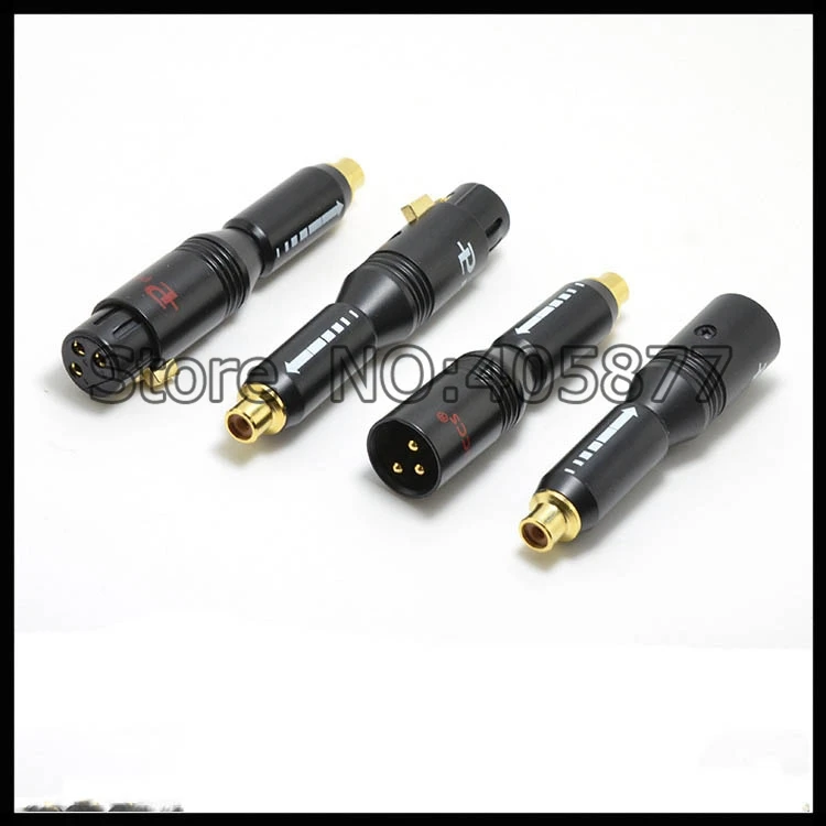 

2PCS XLR Female to RCA Female socket Plug and 2PCS XLR Male Plug To RCA Female Plug connector