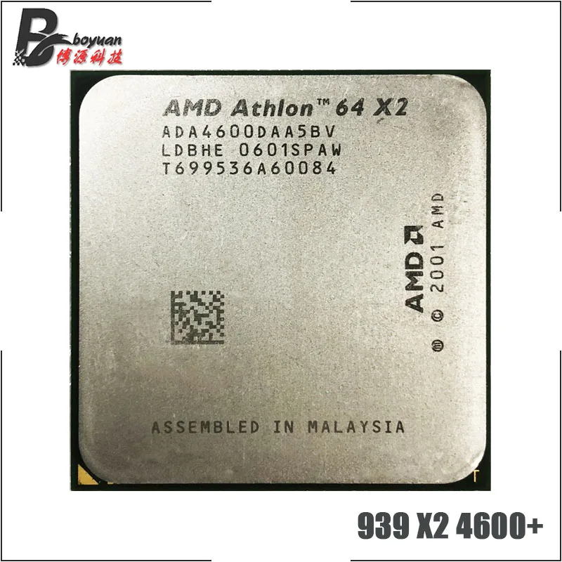 Двухъядерный процессор AMD Athlon 64 X2 4600 + 2 4 ГГц ADA4600DAA5BV разъем 939 | Компьютеры и офис