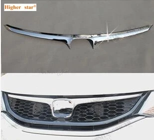 

Free shipping! Higher star ABS chrome car front grill decoration trim strip For Honda JADE 2013-2016
