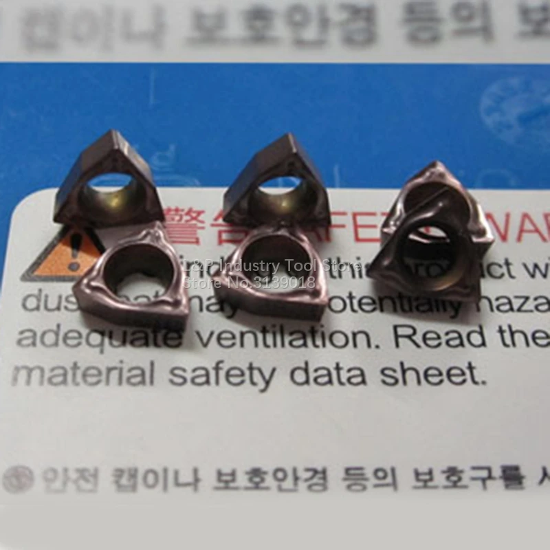 Authentic Carbide Inserts WBMT060102L-DP PR930 Turning Insert WBMT CNC Small Mini Lathe Tool For Metal Boring Cutter Head Plates