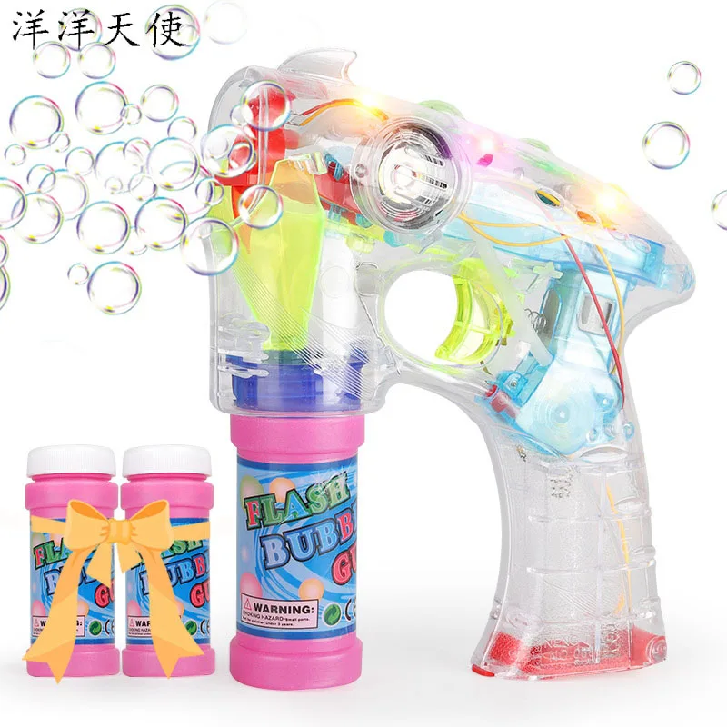 

3PCS Electric Music Bubble Machine Kids Toys With 2 Bubble Liquid Automatic Bubbles Gun Baby Bath Toys Kids Beach Toys For Child