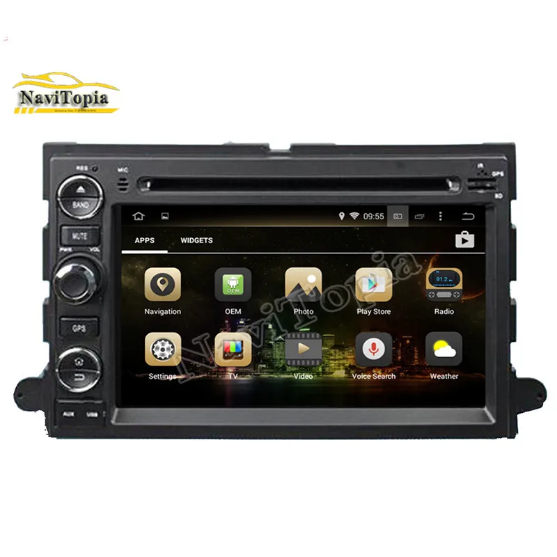 Top NAVITOPIA 4G RAM 32G ROM Octa Core Android 9.0 Car GPS for Ford Mercury Montego 2005-2006 for Mercury Mountaineer 2007-2009 9