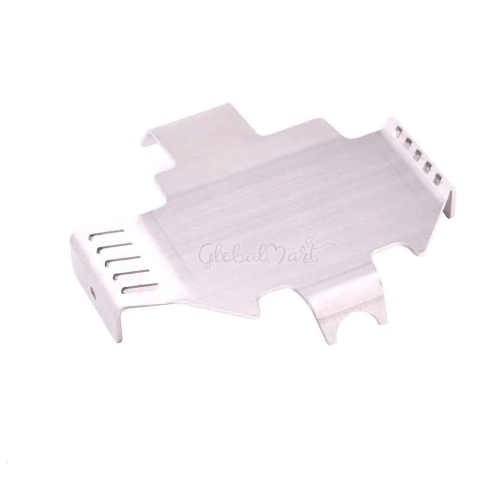 TRAXXAS TRX4 TRX-4 T4 Stainless Steel Front Bumper Lower+ Rear Protection + Axle + Gearbox Mount Protection Skid Plate Armor (4)